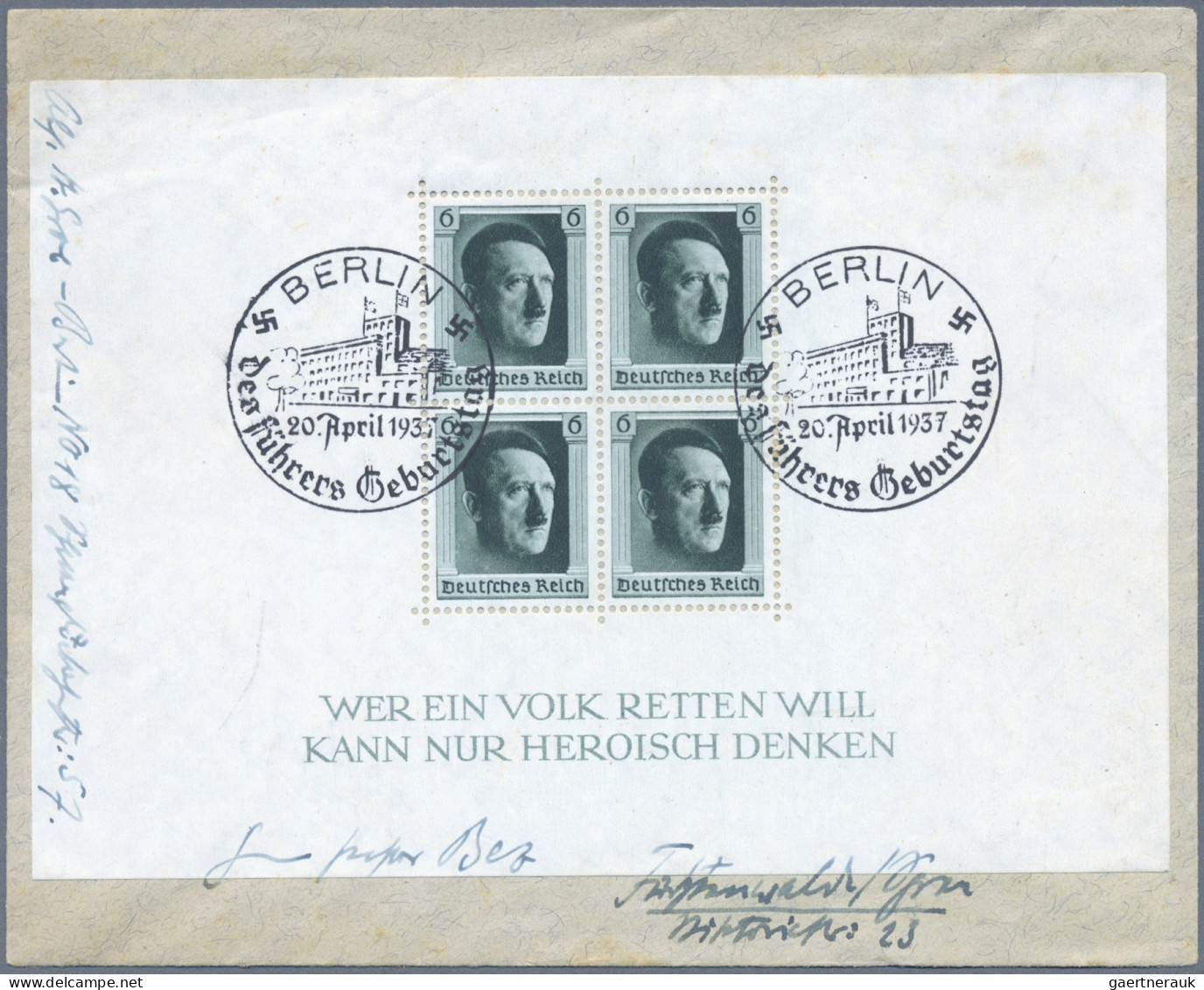 Deutsches Reich - 3. Reich: 1935/1944 (ca.), Konvolut Von Wenigen Hundert Belege - Lettres & Documents