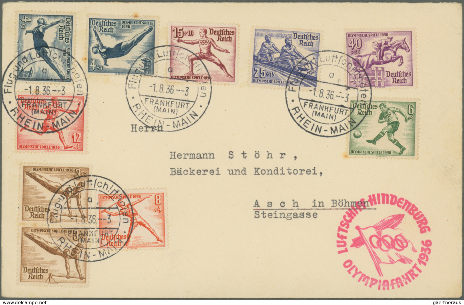 Deutsches Reich - 3. Reich: 1936/1944, III.Reich Und Etwas Besetzungen, Saubere - Covers & Documents