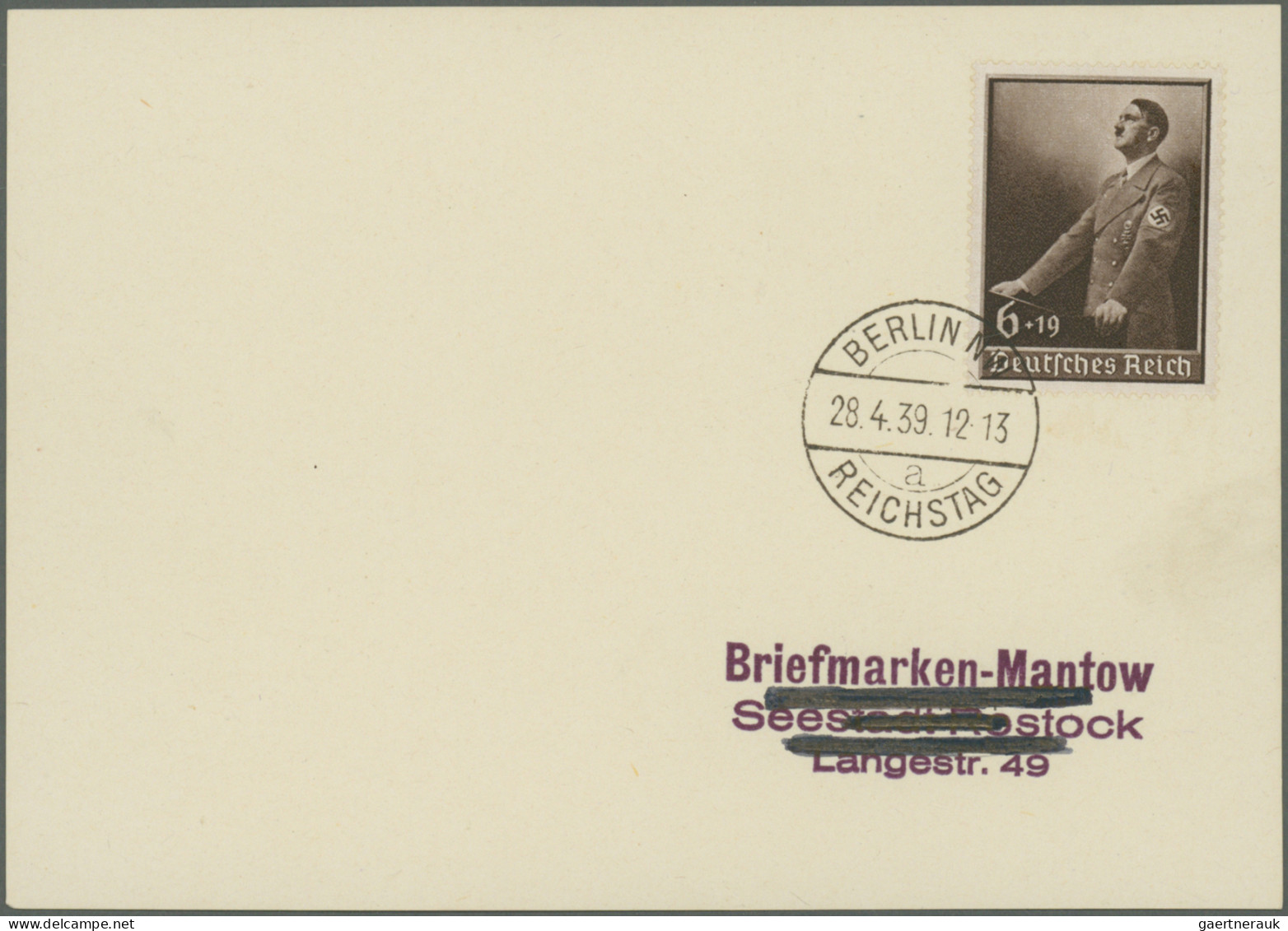 Deutsches Reich - 3. Reich: 1936/1944, III.Reich Und Etwas Besetzungen, Saubere - Covers & Documents