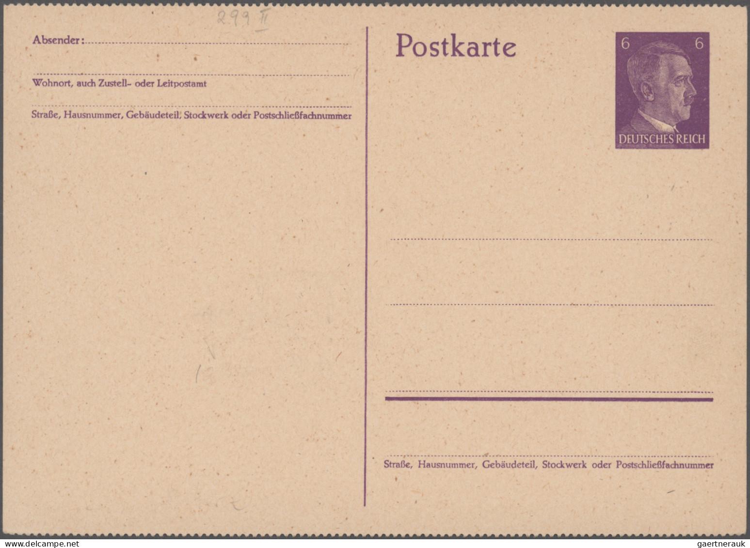 Deutsches Reich - 3. Reich: 1936/1944, Sammlung Von Ca. 89 Belegen Mit Insbesond - Cartas & Documentos