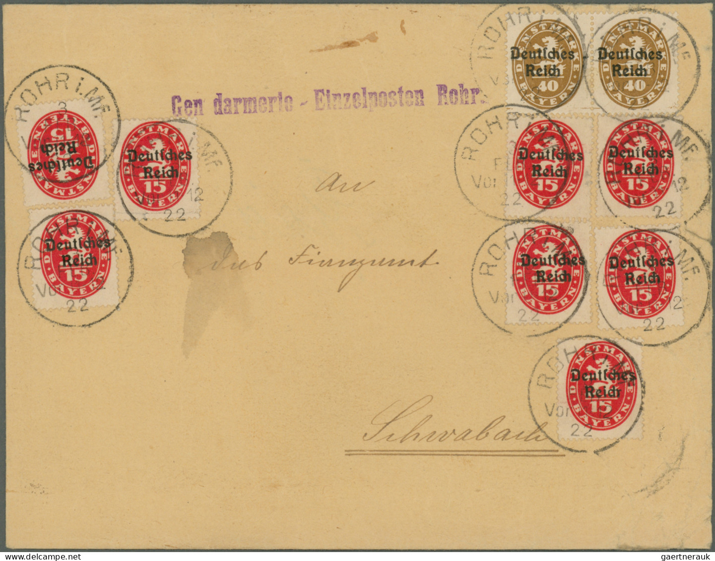 Deutsches Reich - Dienstmarken: 1880/1941, Vielseitige Partie Von Ca. 82 Briefen - Oficial