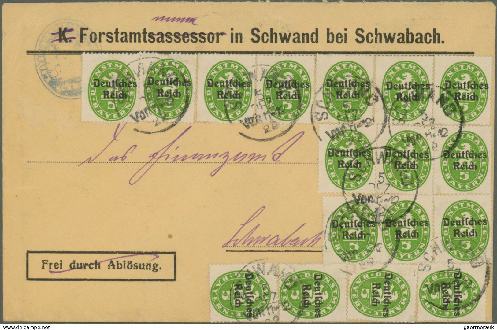 Deutsches Reich - Dienstmarken: 1880/1941, Vielseitige Partie Von Ca. 82 Briefen - Service