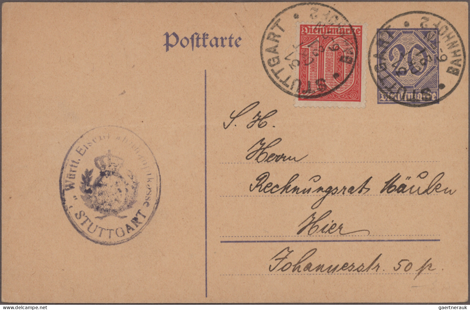 Deutsches Reich - Dienstmarken: 1903/23, Spannende, Fast Komplette Dienstmarkens - Dienstmarken