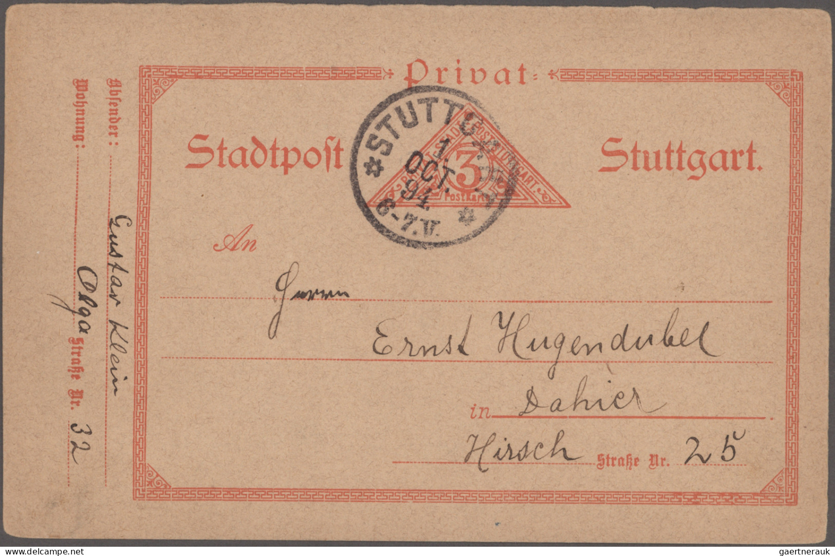 Deutsches Reich - Privatpost (Stadtpost): 1880/1890 Ca., Posten Mit Mehr Als 600 - Privatpost