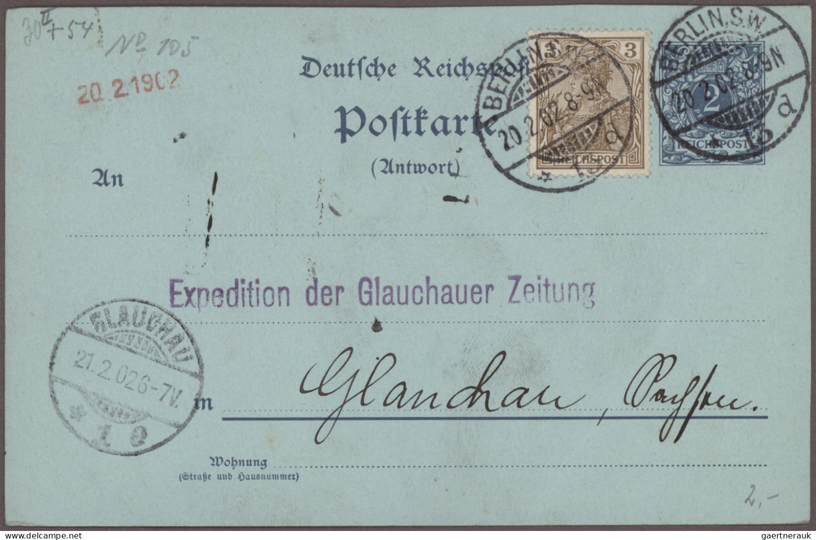 Deutsches Reich - Ganzsachen: 1874/1923, Partie Von Ca. 98 Meist Gebrauchten Gan - Other & Unclassified