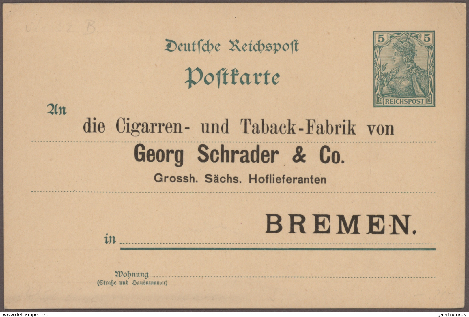 Deutsches Reich - Ganzsachen: 1874/1923, Partie Von Ca. 98 Meist Gebrauchten Gan - Otros & Sin Clasificación