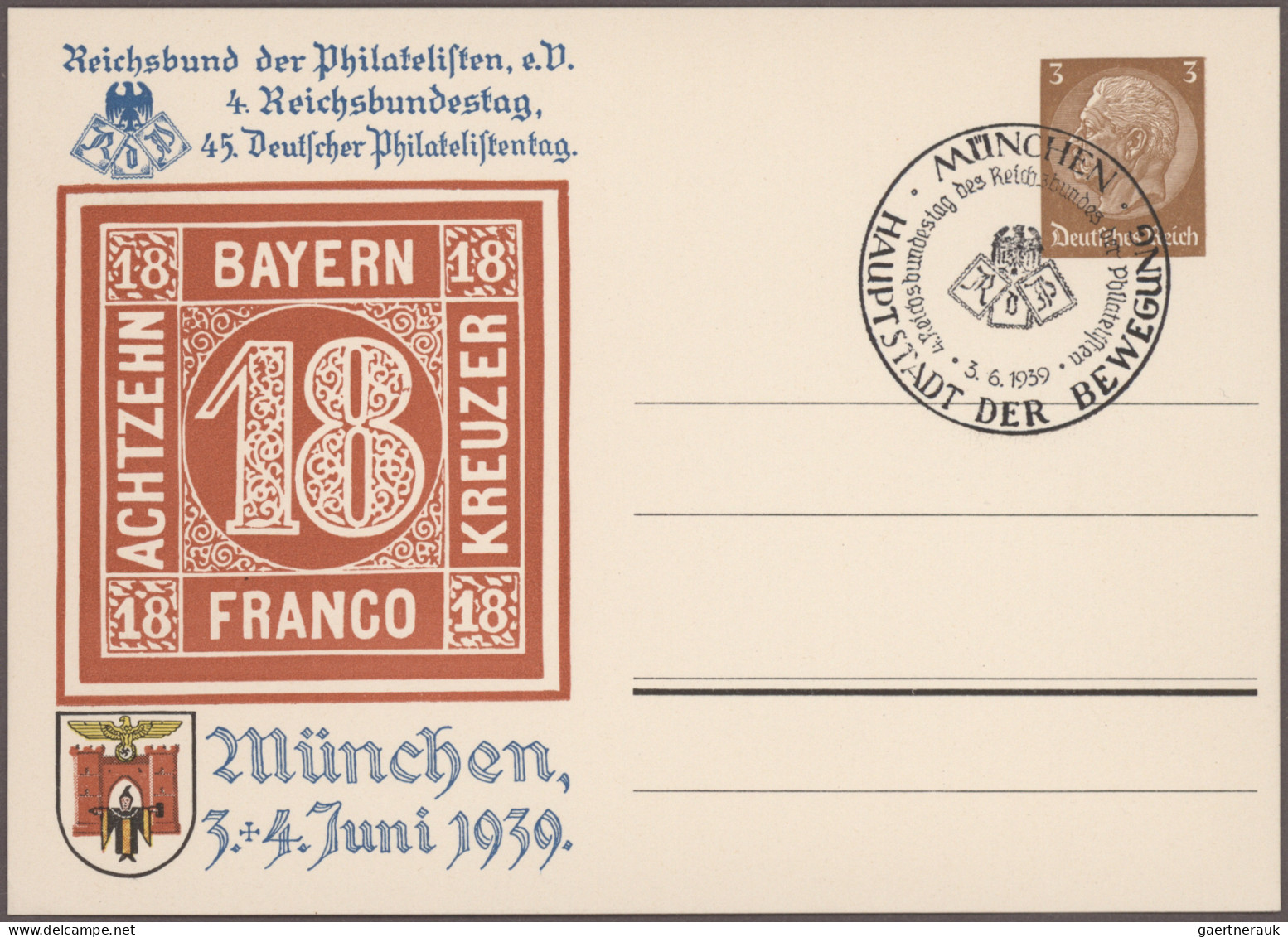 Deutsches Reich - Ganzsachen: 1933/1944, Partie Von Ca. 95 Ungebrauchten/gebrauc - Other & Unclassified