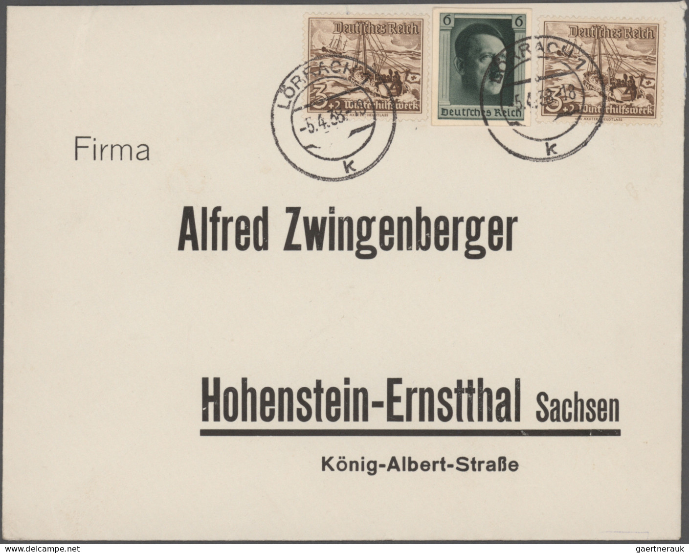 Deutsches Reich - Ganzsachen: 1937/1938, GANZSACHENAUSSCHNITTE, Partie Von Sechs - Sonstige & Ohne Zuordnung