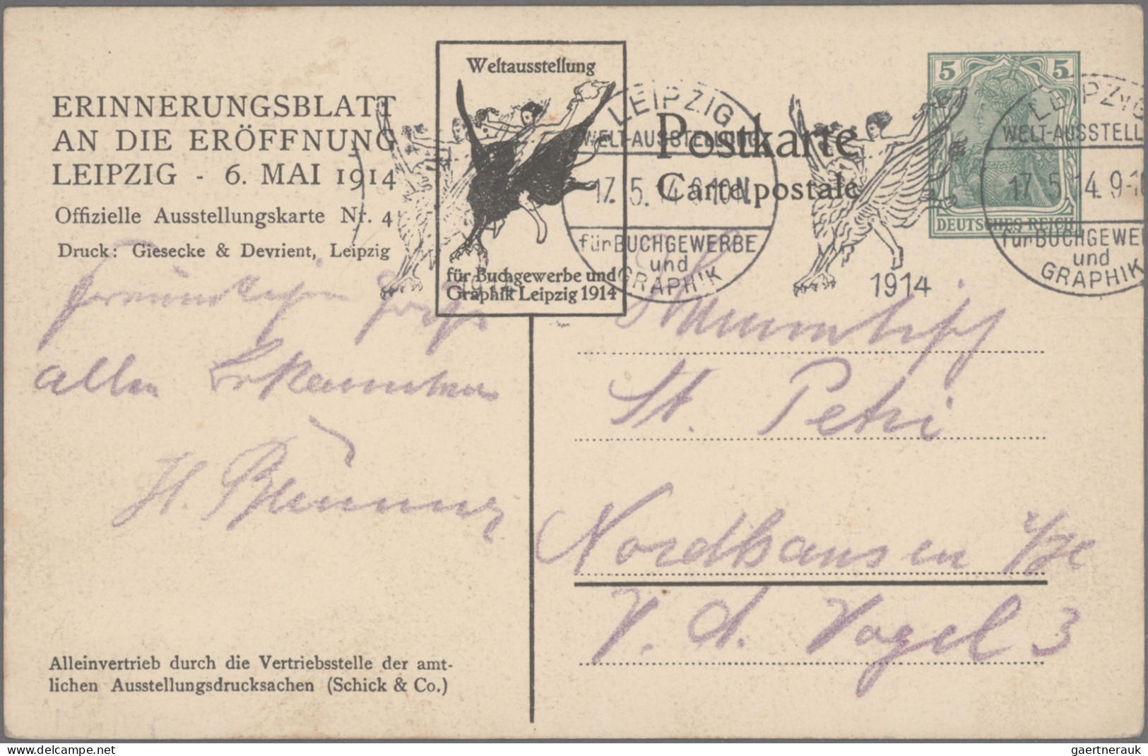 Deutsches Reich - Privatganzsachen: 1897/1941, Vielseitige Sammlung Von 80 Gebra - Other & Unclassified