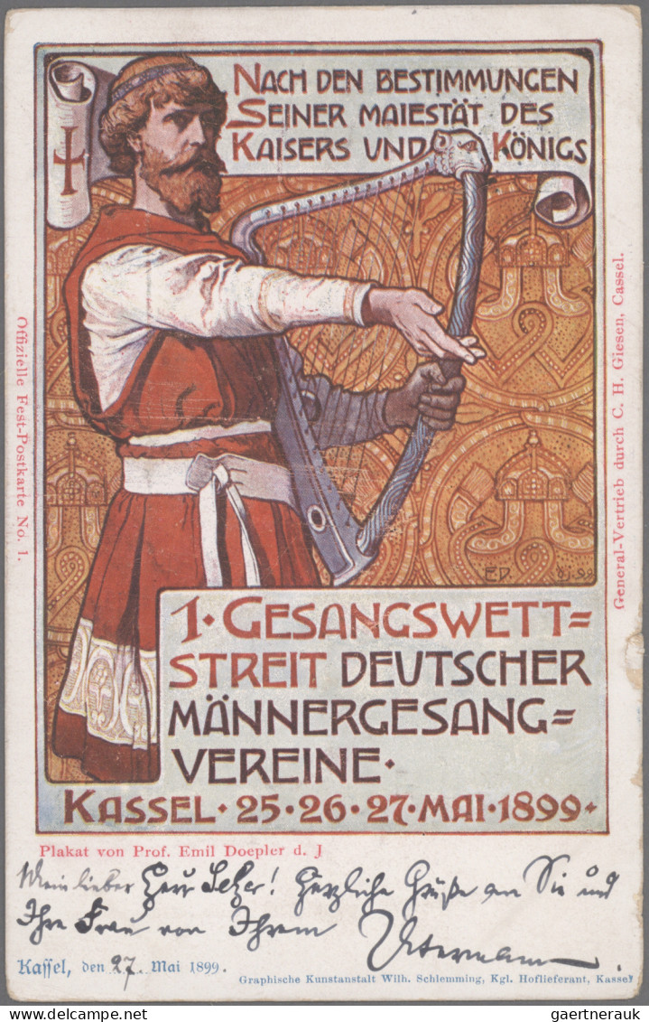 Deutsches Reich - Privatganzsachen: 1897/1941, Vielseitige Sammlung Von 80 Gebra - Autres & Non Classés
