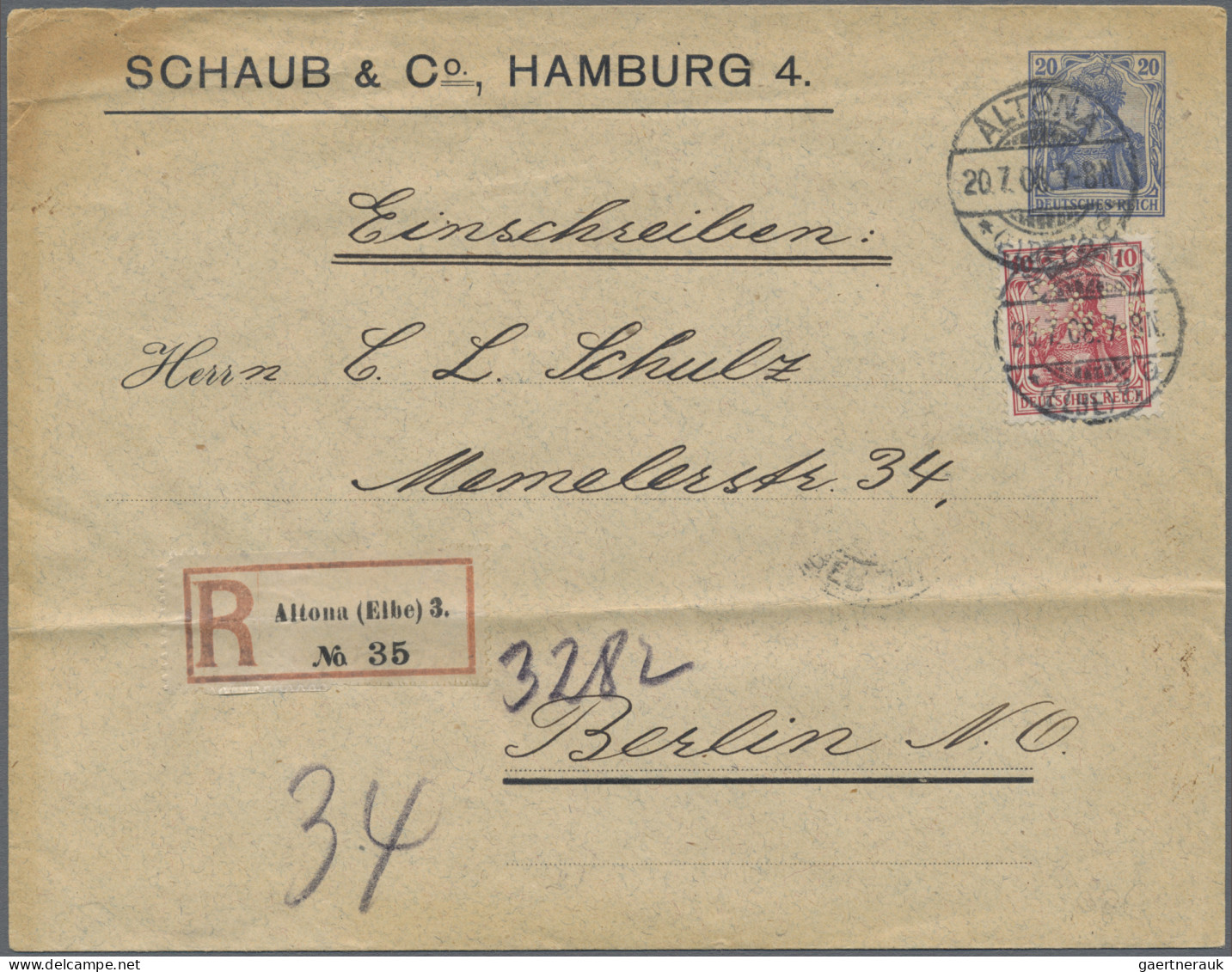 Deutsches Reich - Privatganzsachen: 1900/1914 (ca.), Germania, Sammlung Von 87 P - Sonstige & Ohne Zuordnung