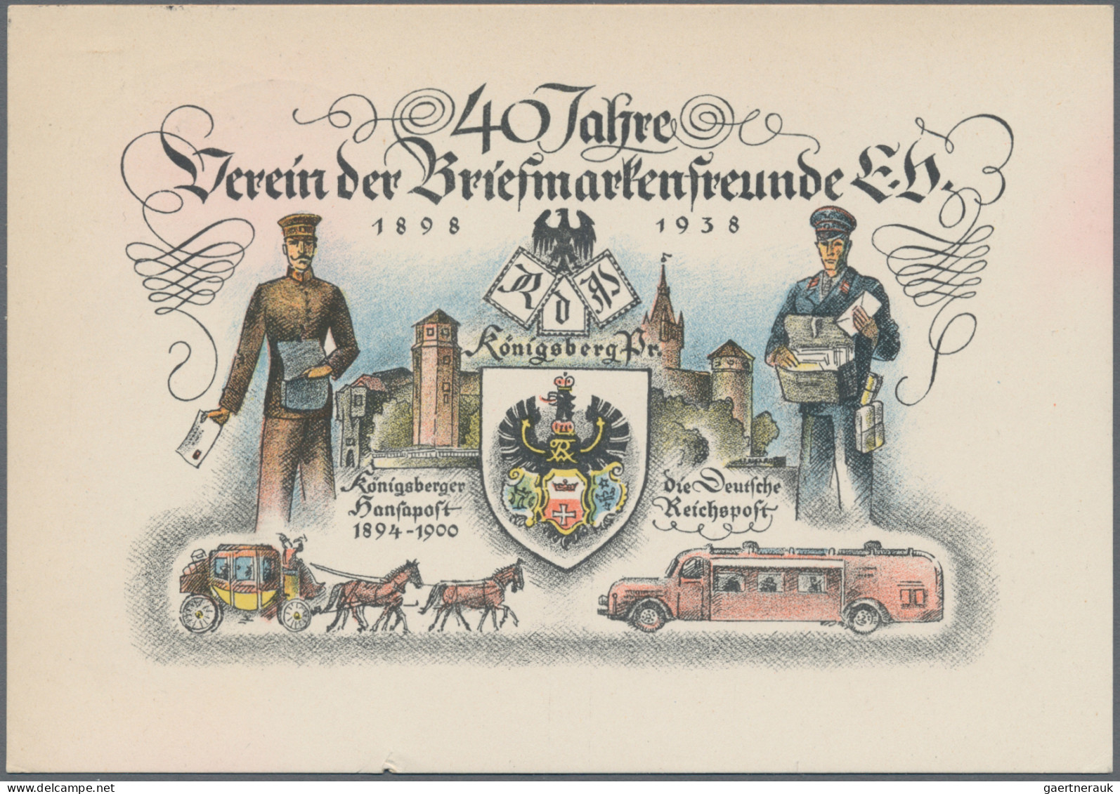 Deutsches Reich - Privatganzsachen: 1937/1939, Privatganzsachenkarte 3 Pfg. Hind - Other & Unclassified