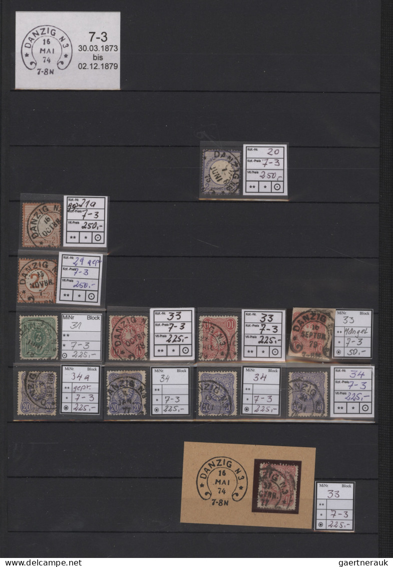 Deutsches Reich - Hufeisenstempel: 1865/1885, Umfassende Sammlung Von Ca. 2.170 - Franking Machines (EMA)