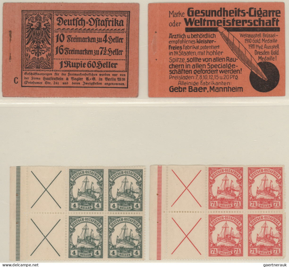 Deutsches Reich - Nebengebiete: 1893/1921, Vielseitige Sammlung Im Leuchtturm-Al - Colecciones