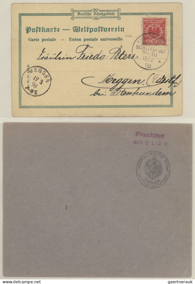 Deutsches Reich - Nebengebiete: 1893/1921, Vielseitige Sammlung Im Leuchtturm-Al - Sammlungen