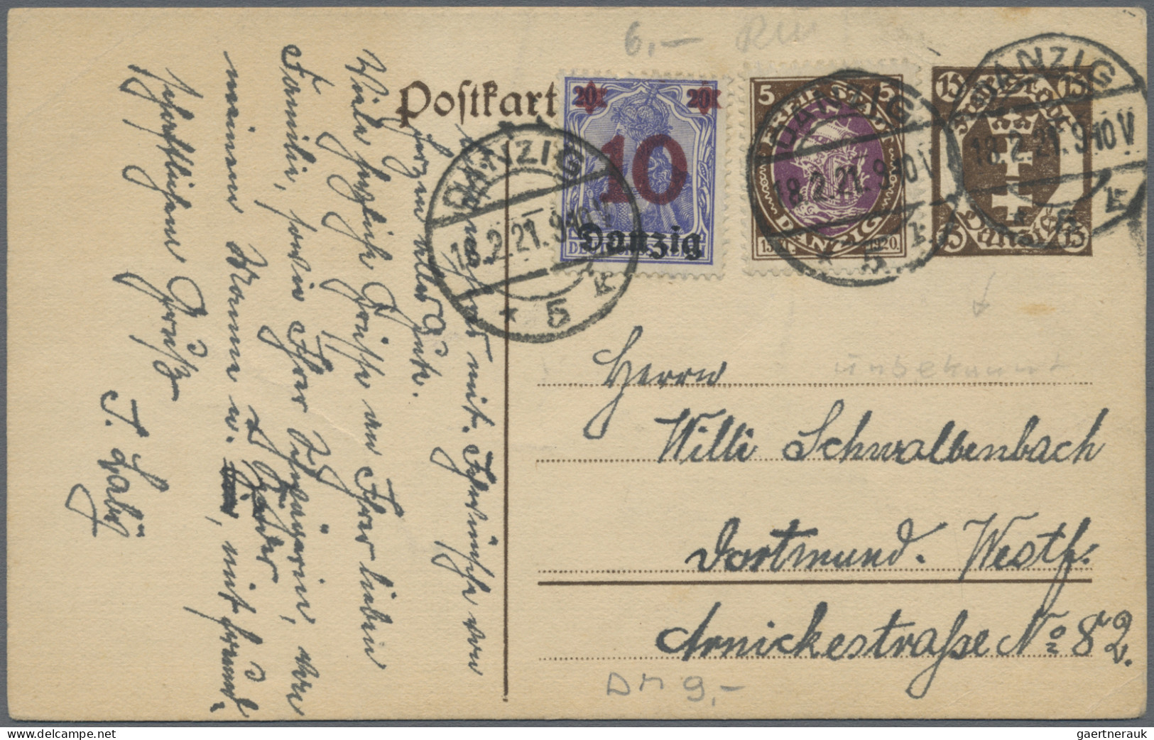 Deutsches Reich - Nebengebiete: 1914/1936, Partie Von Ca. 100 Briefen Und Karten - Colecciones