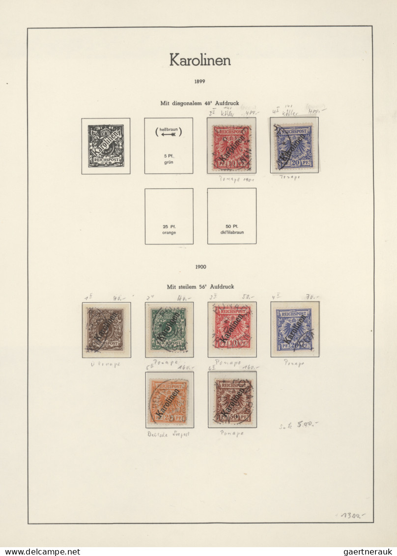 Deutsche Auslandspostämter + Kolonien: 1884-1919 Umfangreiche, ganz überwiegend