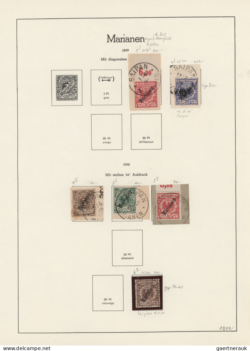 Deutsche Auslandspostämter + Kolonien: 1884-1919 Umfangreiche, ganz überwiegend