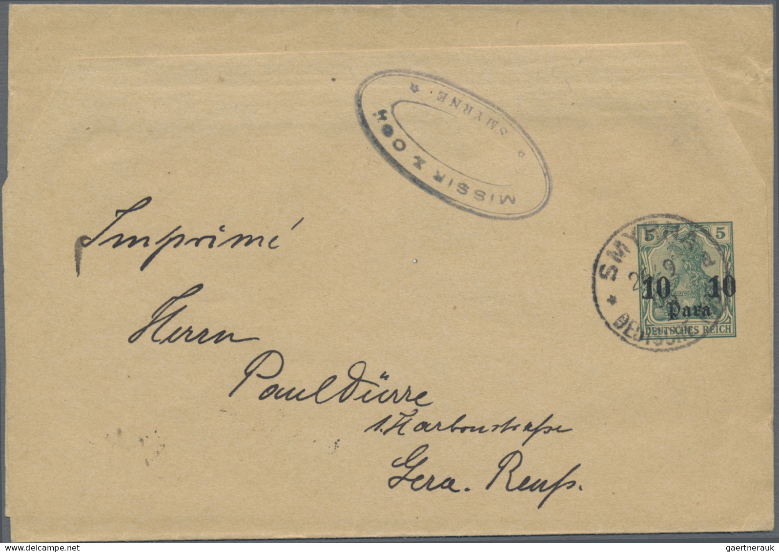 Deutsche Post in der Türkei - Ganzsachen: 1894/1914, saubere Partie von 18 gebra
