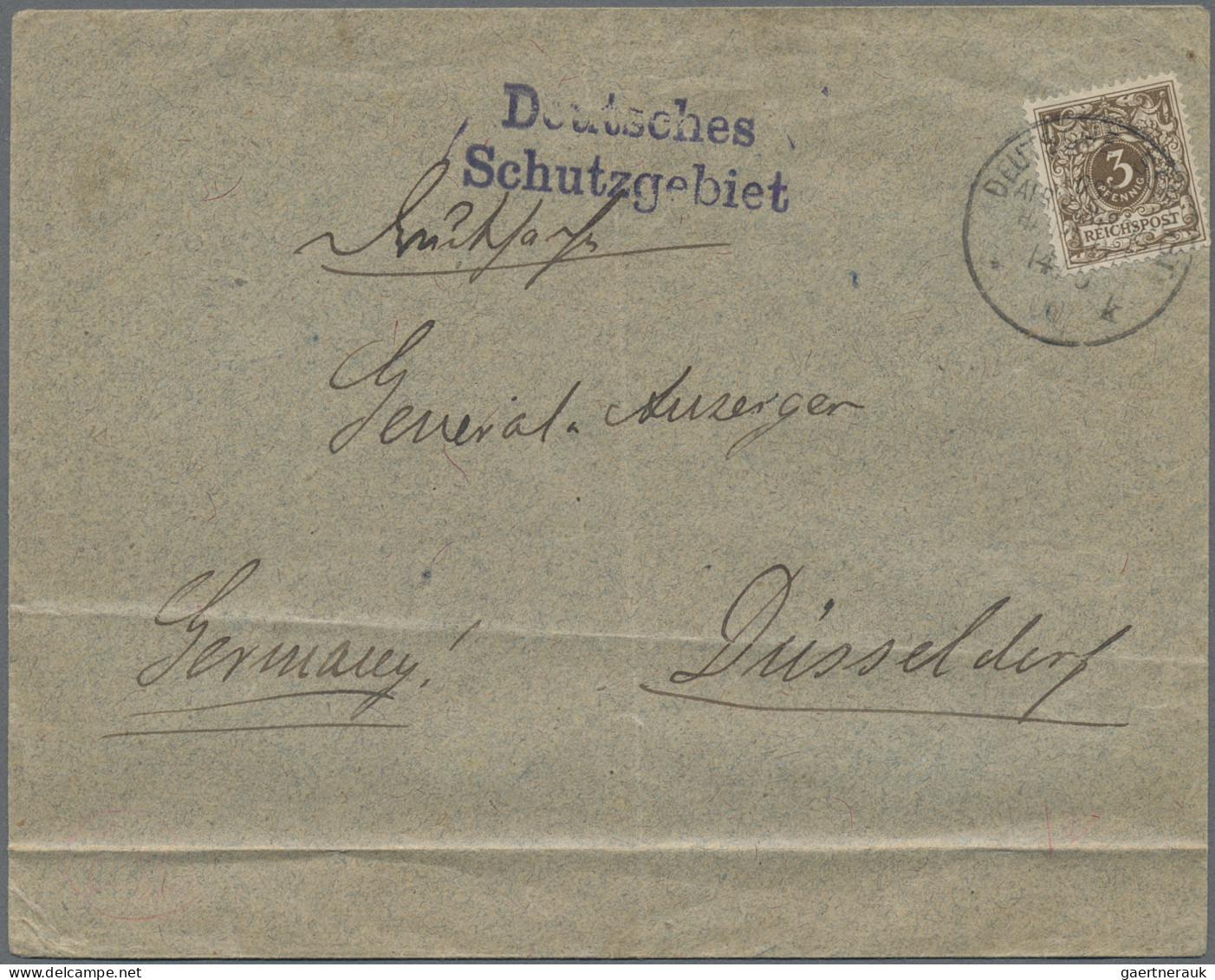 Deutsch-Ostafrika: 1896/1912, Partie von 18 Briefen und Karten, soweit ersichtli