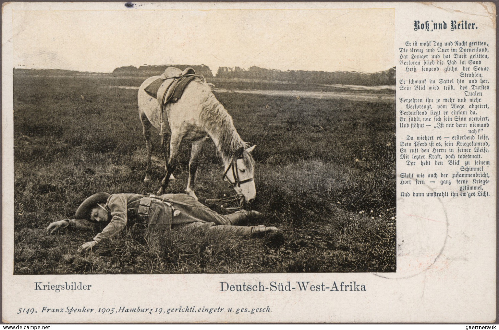 Deutsch-Südwestafrika: 1906, 15 Verschiedene Fotokarten "Kriegsbilder" Von Franz - Duits-Zuidwest-Afrika