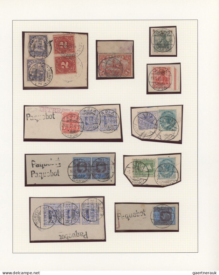 Deutsche Kolonien - Samoa - Besonderheiten: 1903/1908, Nette Kleine Stempel-Spez - Samoa