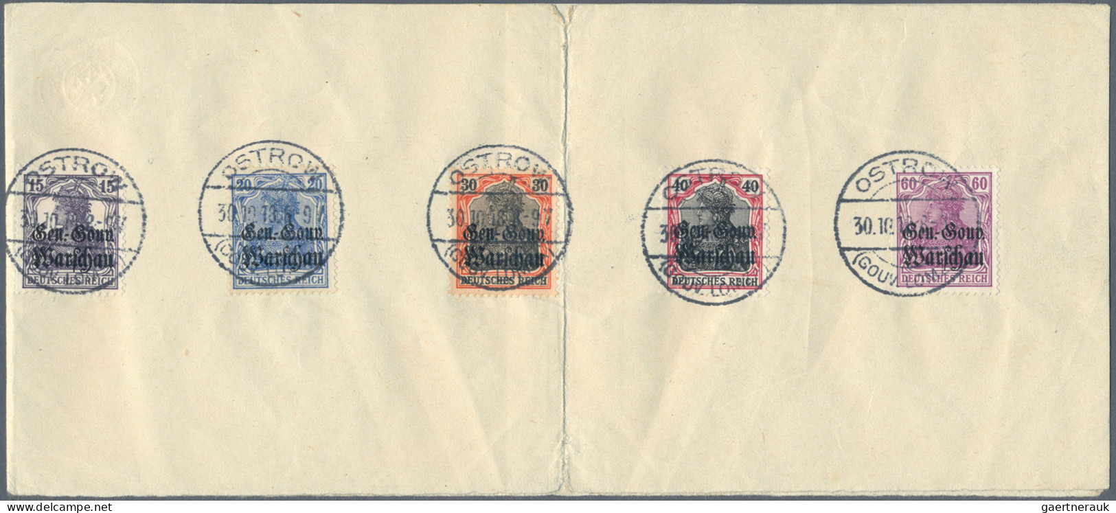 Deutsche Besetzung I. WK: Deutsche Post in Polen: 1914-1918, Spezialsammlung in