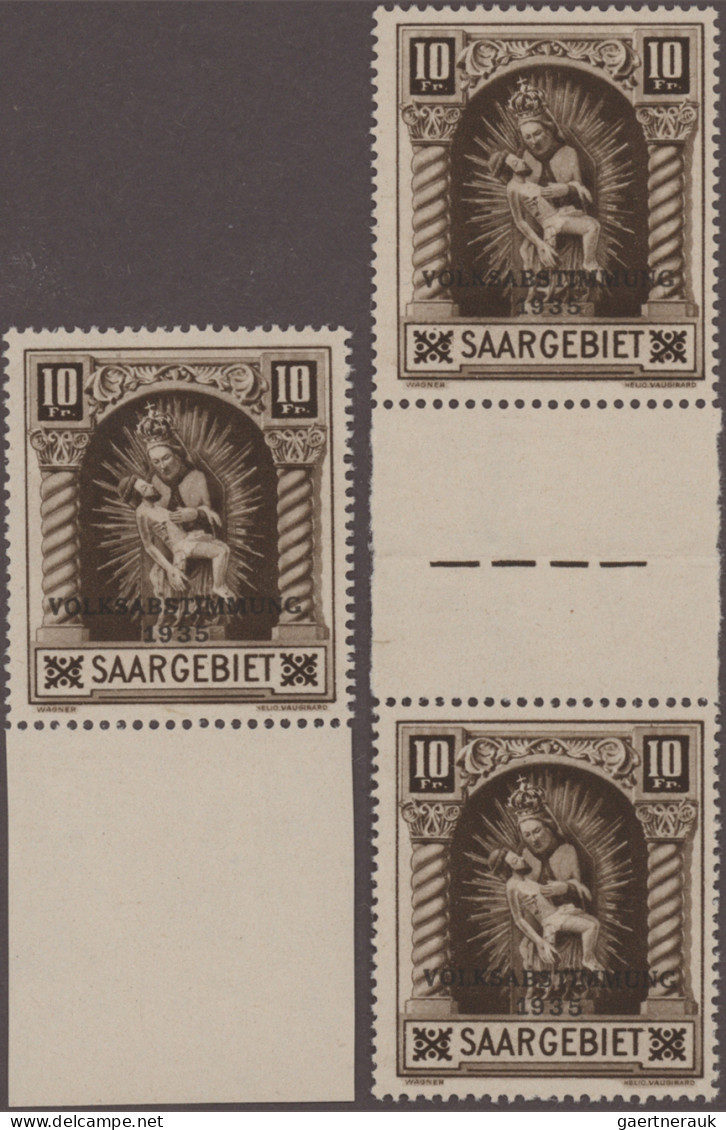 Deutsche Abstimmungsgebiete: Saargebiet: 1840er-1950er Jahre: SAAR-Nachlass Mit - Covers & Documents