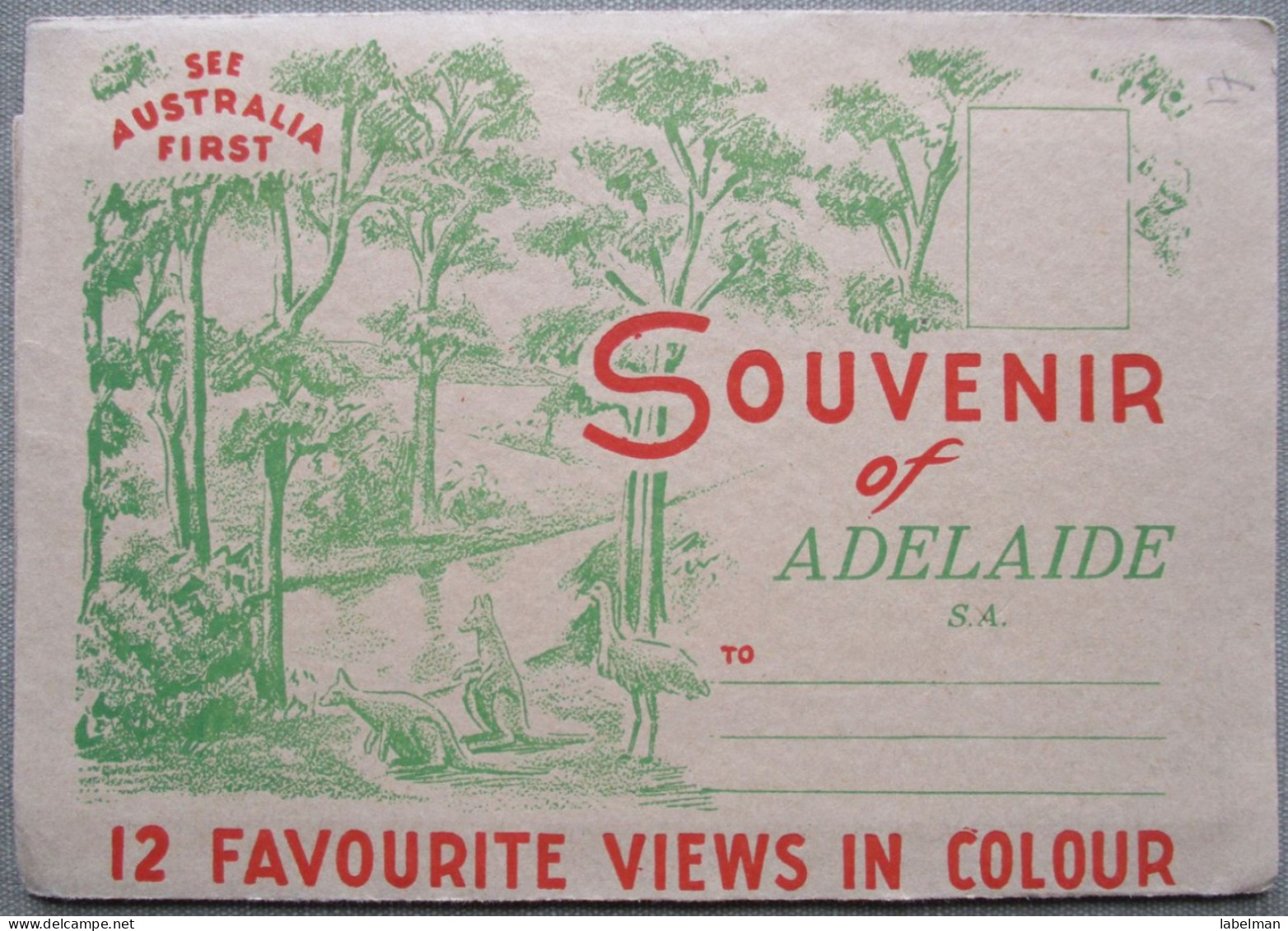 SOUTH AUSTRALIA ADELAIDE PHOTOS BRIEFKAART POSTCARD ANSICHTSKARTE CARTE POSTALE CARTOLINA CARD - Melbourne