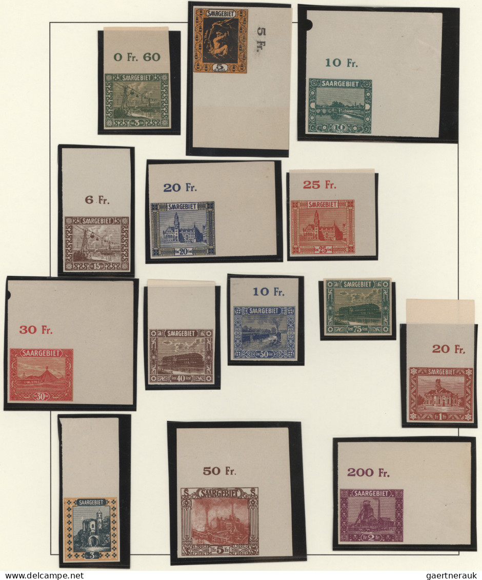 Deutsche Abstimmungsgebiete: Saargebiet: 1920/1935, Schöne Postfrische Qualitäts - Unused Stamps