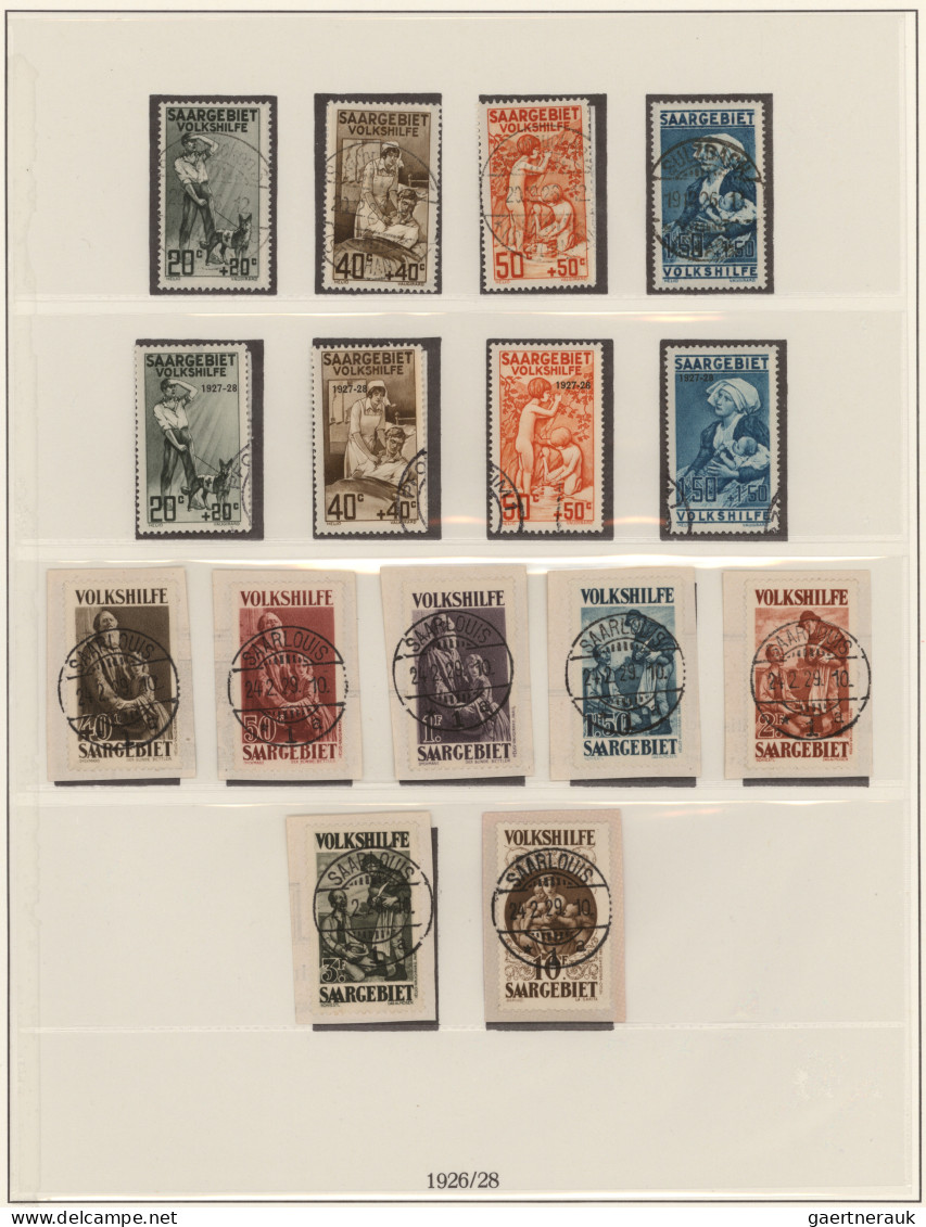 Deutsche Abstimmungsgebiete: Saargebiet: 1920/1935, Sehr Saubere Und Werthaltige - Used Stamps