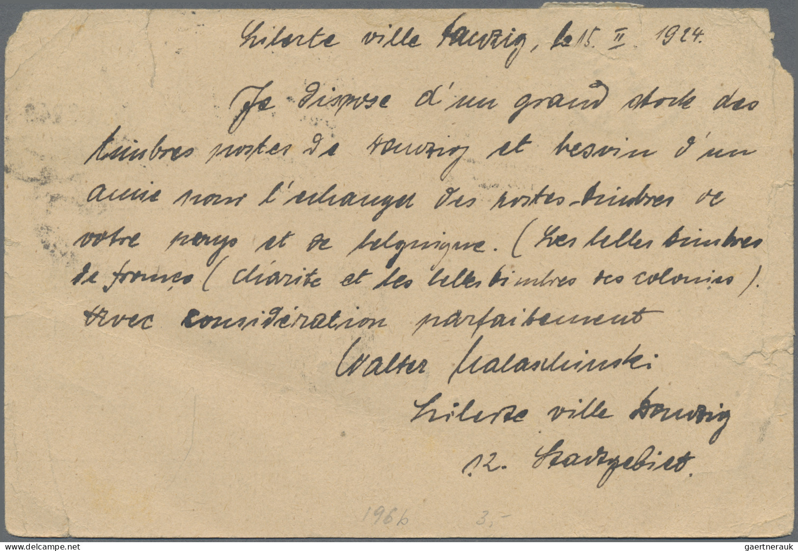 Danzig: 1921/1938 (ca), Dekorative Partie Von Ca. 75 Belegen, R.+Wert+Flug+Expre - Sonstige & Ohne Zuordnung