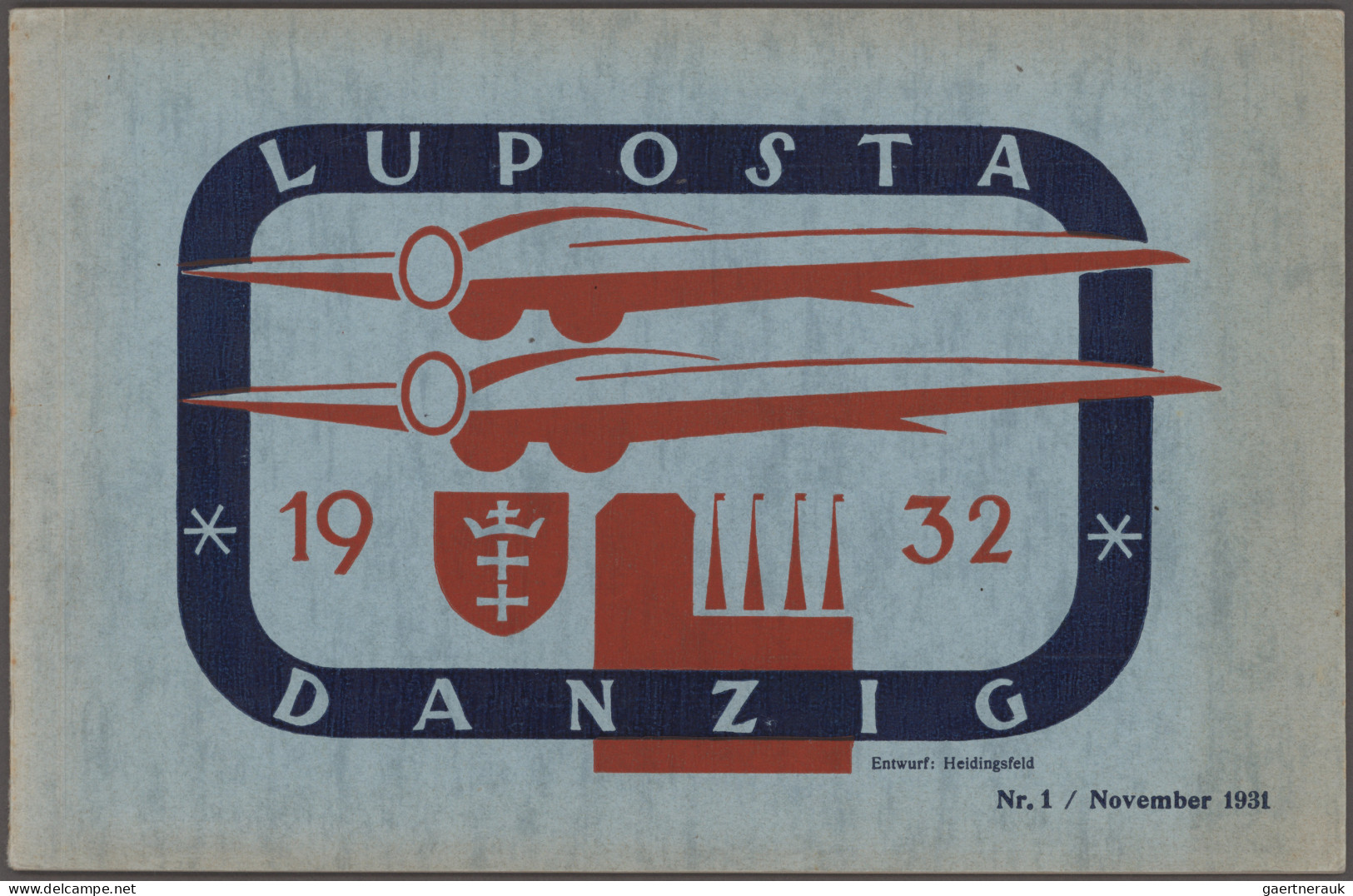 Danzig - Flugpost: 1932 LUPOSTA: Drei Ausstellungshefte Zur LUPOSTA 1932 Inklusi - Other & Unclassified