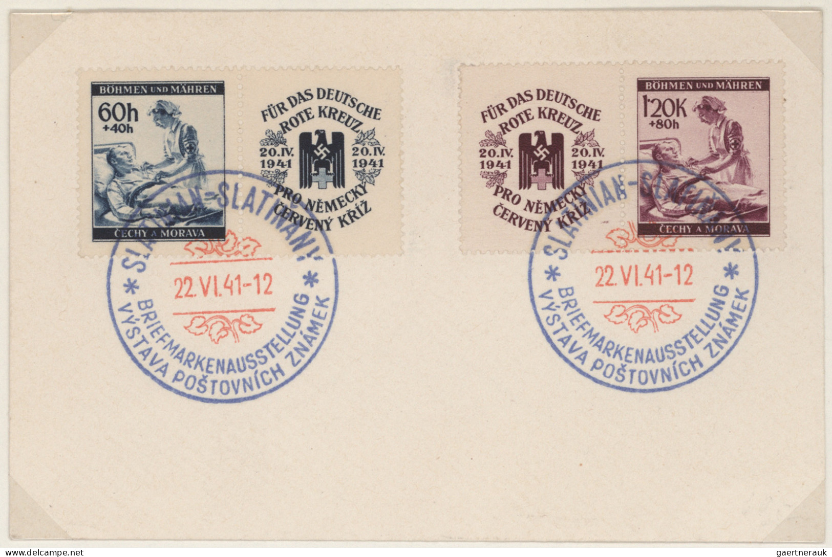 Deutsche Besetzung II. WK: 1939/1945, meist postfrische Sammlung auf Albenblätte