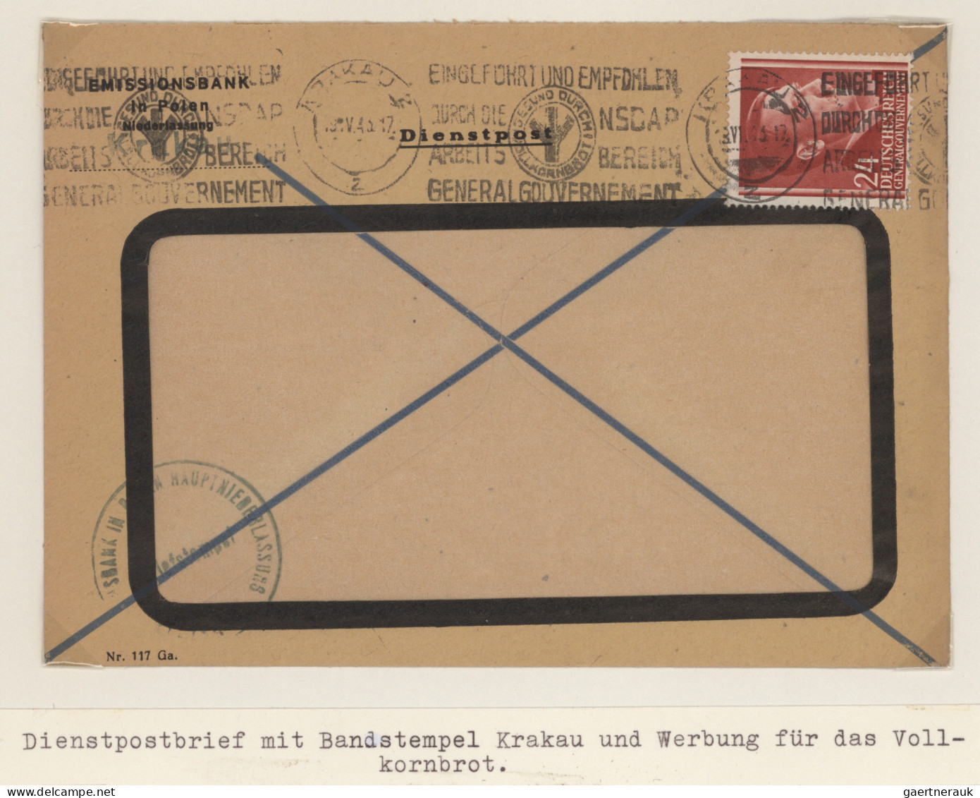 Deutsche Besetzung II. WK: 1939/1945, meist postfrische Sammlung auf Albenblätte