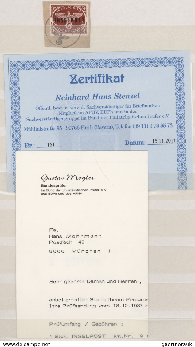 Feldpostmarken: 1942/1945, Sammlungspartie Mit Marken Und Belegen, Dabei MiNr. 7 - Sonstige & Ohne Zuordnung