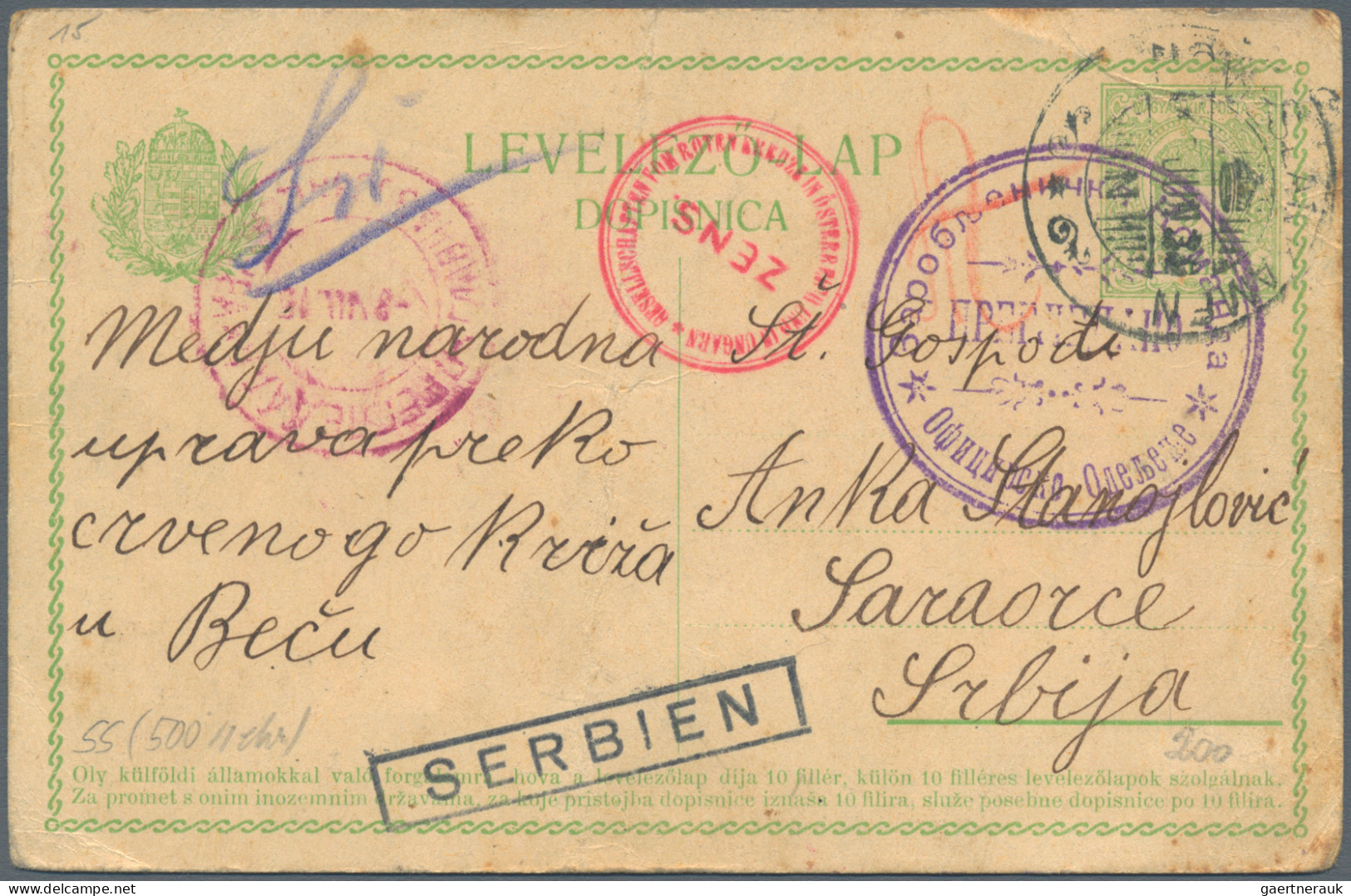 Kriegsgefangenen-Lagerpost: 1914/1920 Ca., KGF- Und Lagerpost Von Und Nach Öster - Sonstige