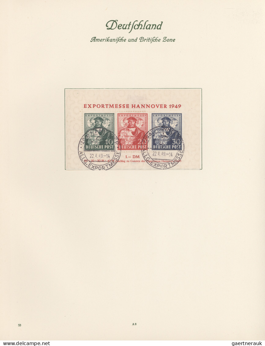 Deutschland Nach 1945: 1945/1948 Ca., Sammlung In Einem Borek Falzalbum Mit Fast - Sammlungen