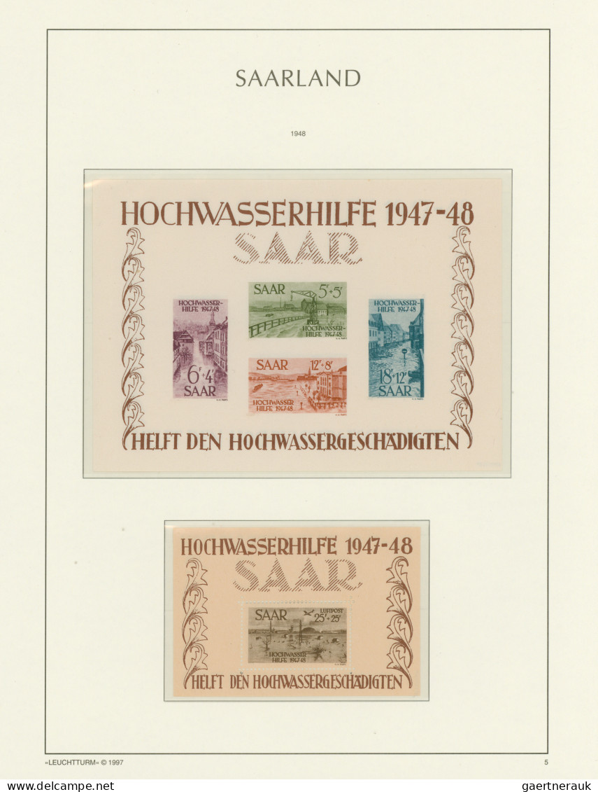 Deutschland Nach 1945: 1945/1957, Saar, Fr. Zone, Bi-Zone, Sov. Zone In Einem Le - Collections