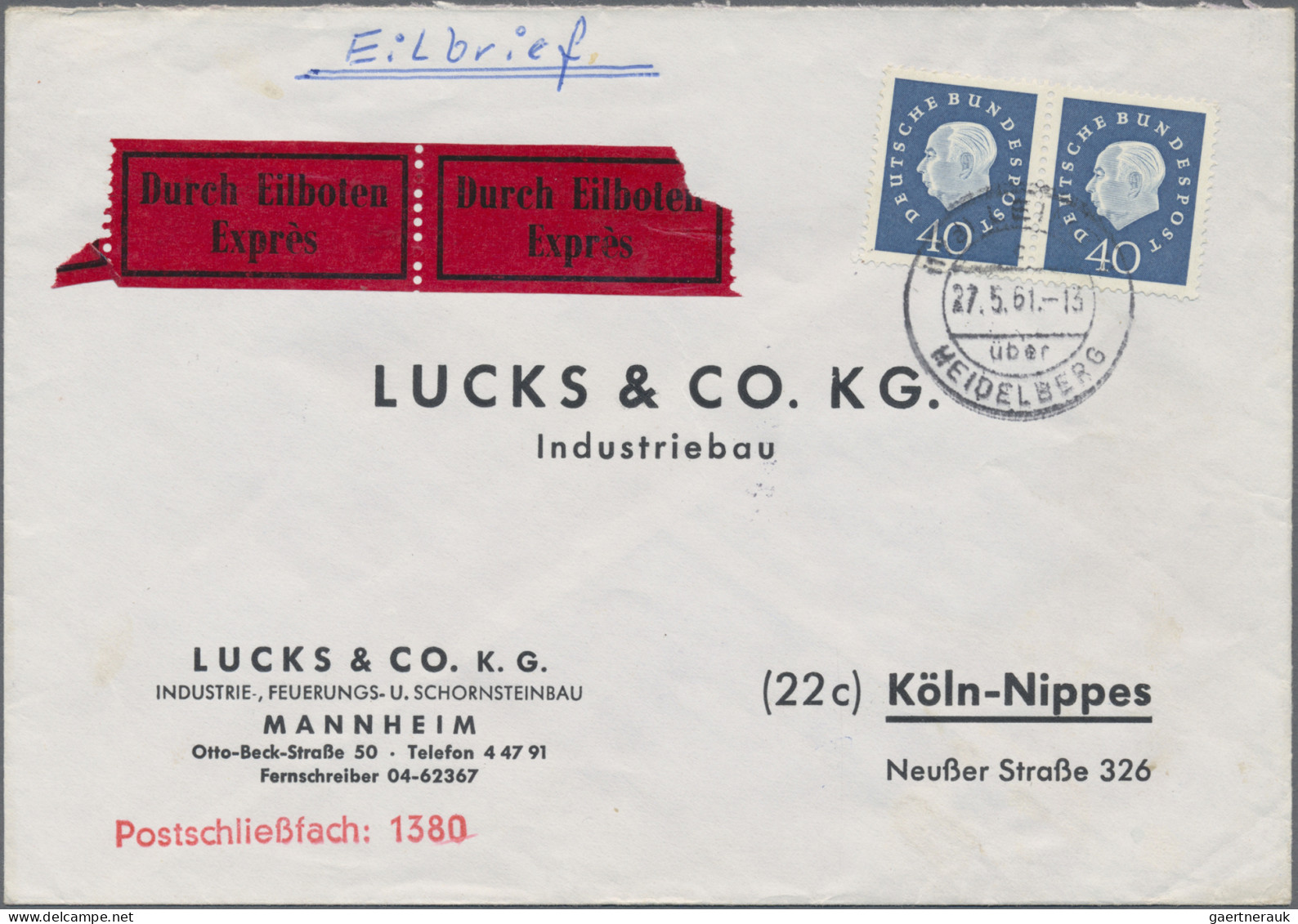 Deutschland Nach 1945: 1945/1962, Westzonen/Bund/Berlin, Nette Partie Von Ca. 60 - Verzamelingen
