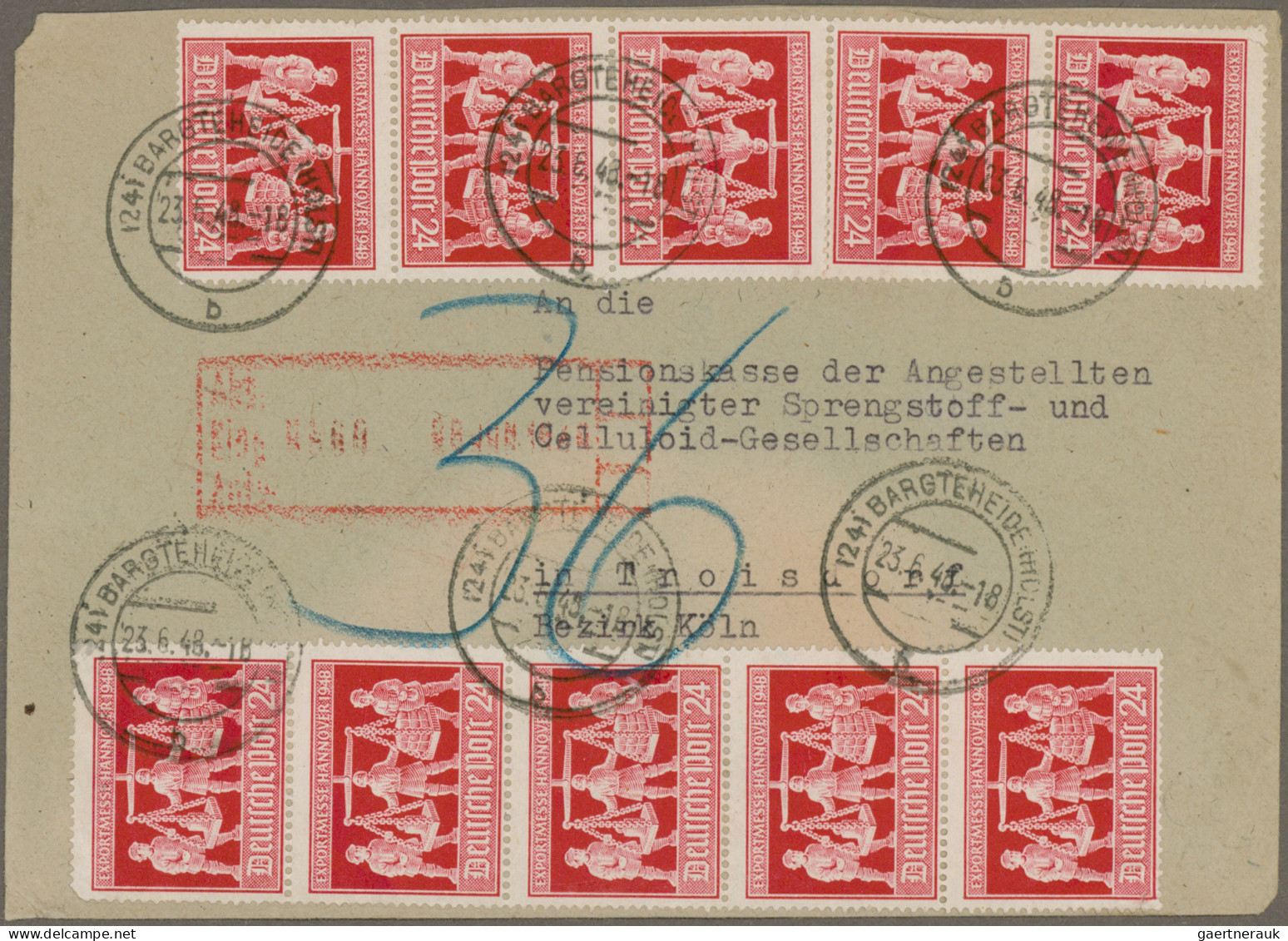 Deutschland Nach 1945: 1945/1971 (ca.), Schöne Und Attraktive Belegesammlung Von - Sammlungen