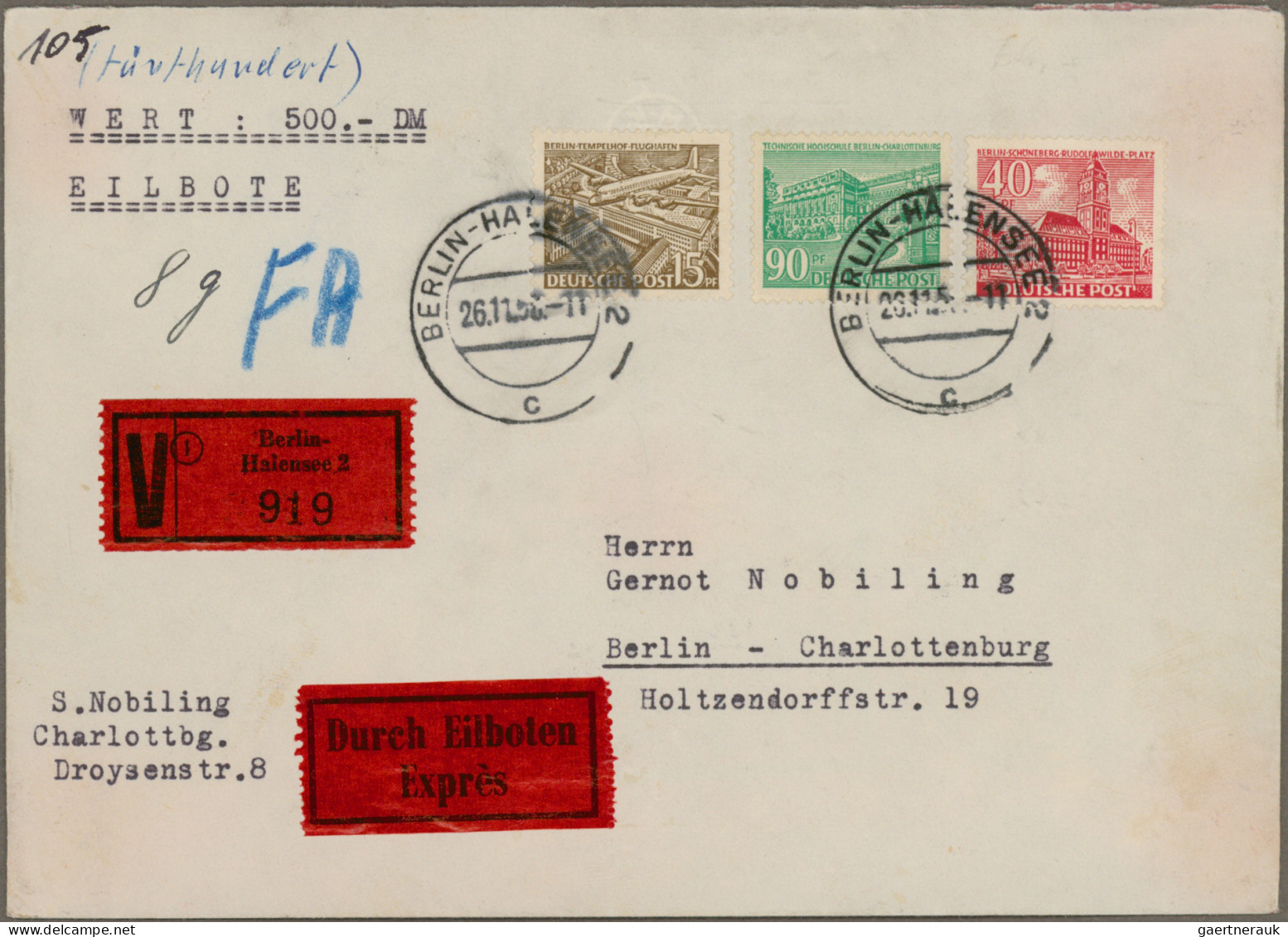 Deutschland Nach 1945: 1945/1971 (ca.), Schöne Und Attraktive Belegesammlung Von - Colecciones