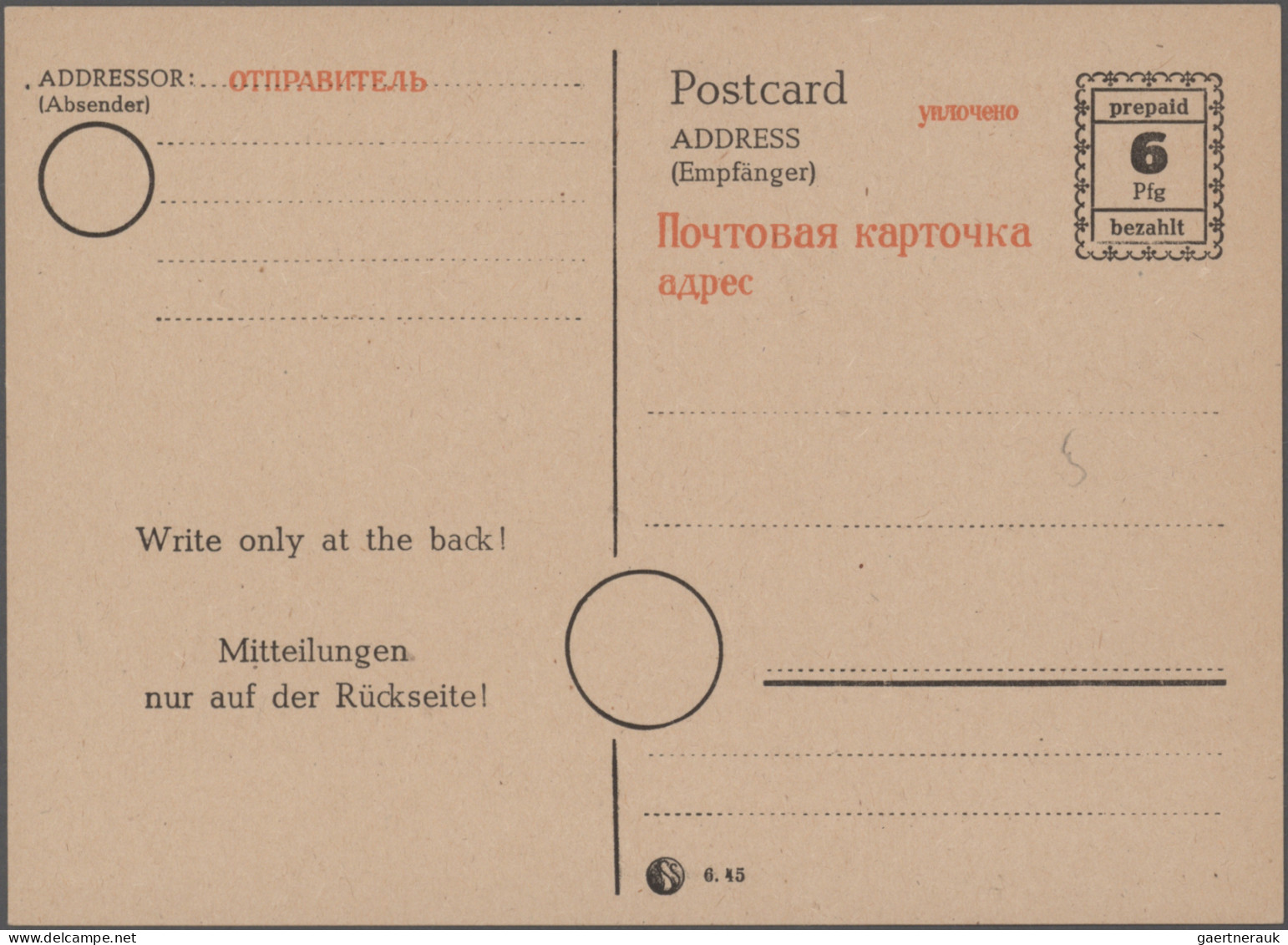 Deutschland nach 1945: 1945/1990 (ca.), umfangreicher Bestand Marken und Belege,