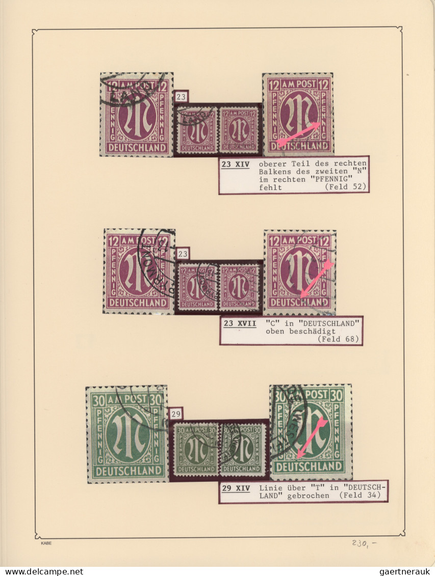 Deutschland nach 1945: 1945/2000 (ca.), Sammlungstand von einigen hundert Marken