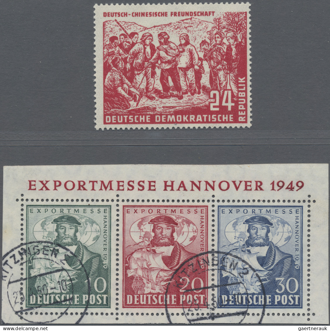 Deutschland Nach 1945: 1946/1955 (meist): Partie Von Ca. 40 Postfrischen Und Ges - Collections