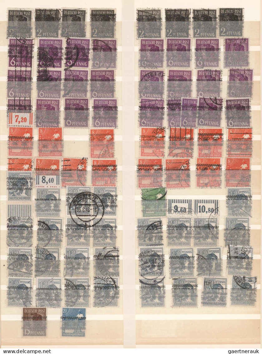 Deutschland Ab 1945 - Gebühr Bezahlt: 1945/1948, SBZ Und Kontrollrat+Bizone, Rei - Otros & Sin Clasificación