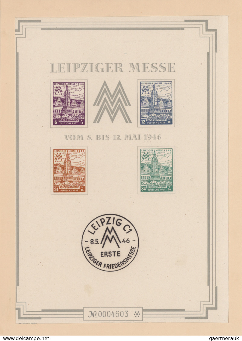 Deutschland Ab 1945 - Gebühr Bezahlt: 1945/1949, Schöne Teilsammlung Der Ausgabe - Andere & Zonder Classificatie