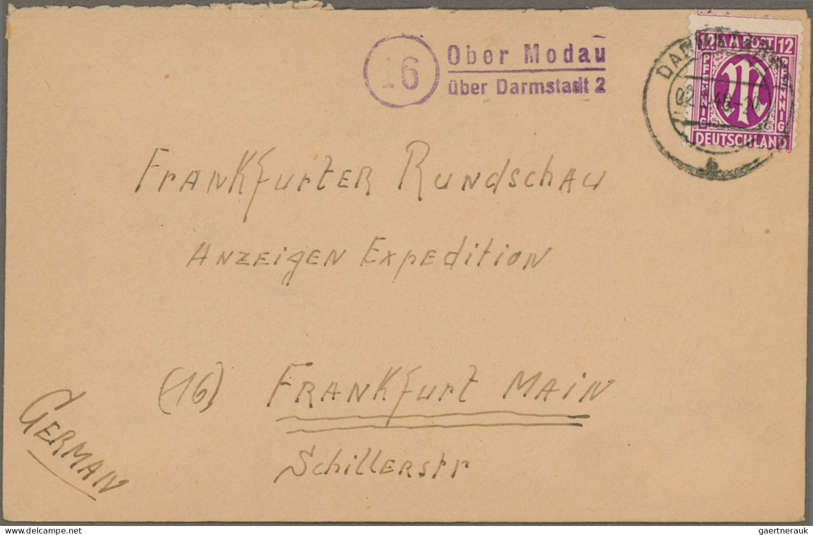 Alliierte Besetzung - Gemeinschaftsausgaben: 1945/1948, Kontrollrat+Bizone AM-Po - Other & Unclassified