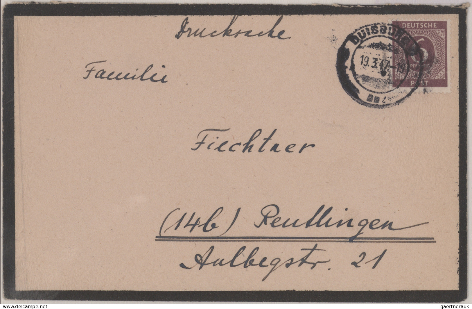 Alliierte Besetzung - Gemeinschaftsausgaben: 1945/1948: Sammlung Von 30 Marken U - Other & Unclassified