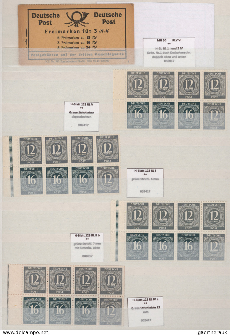 Alliierte Besetzung - Gemeinschaftsausgaben: 1946, Postfrische Partie, Dabei Alt - Other & Unclassified